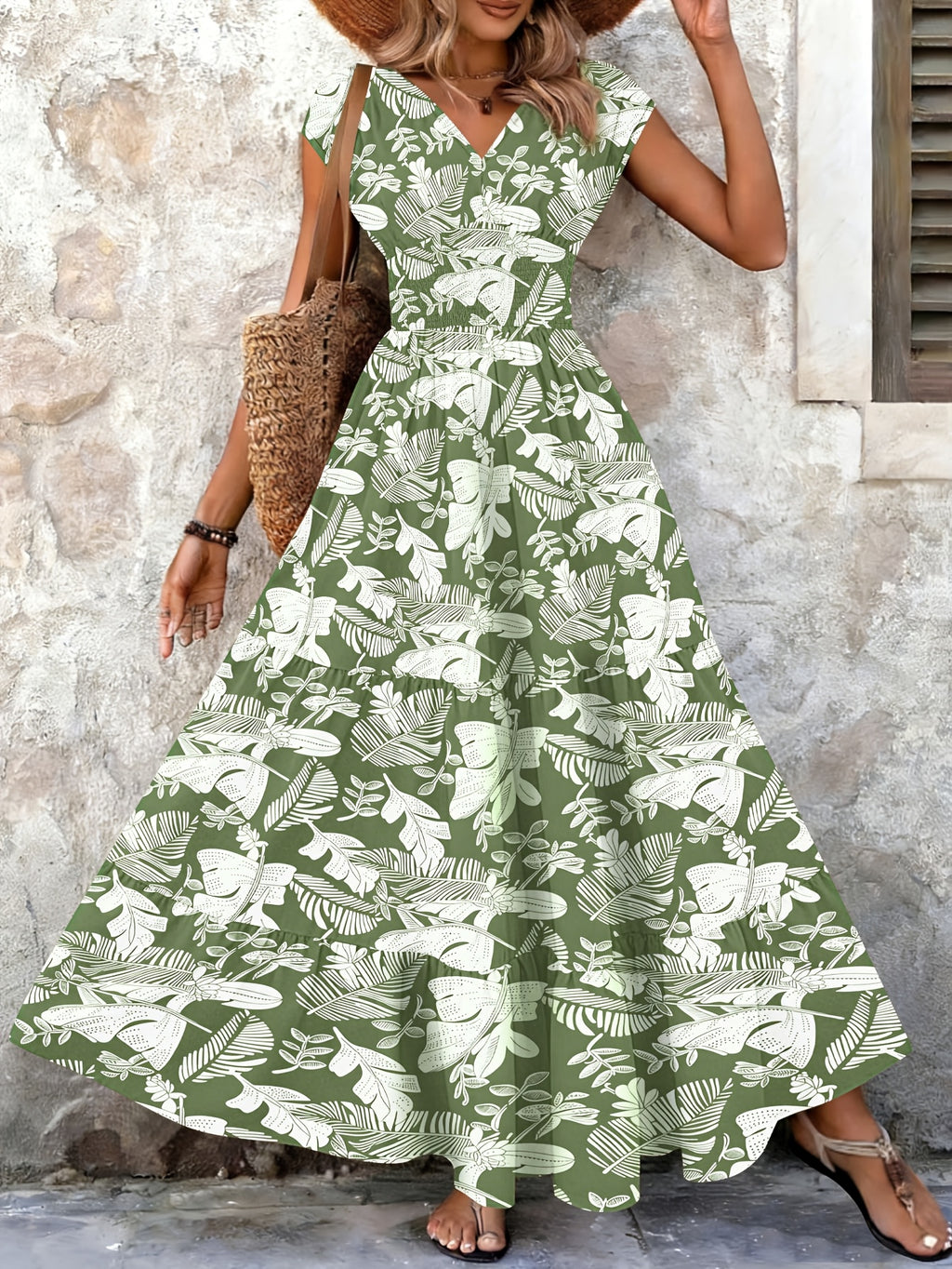 Brynn | Printed Bohemian Maxi Dress