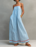 Fiona Women's Striped Maxi Dress