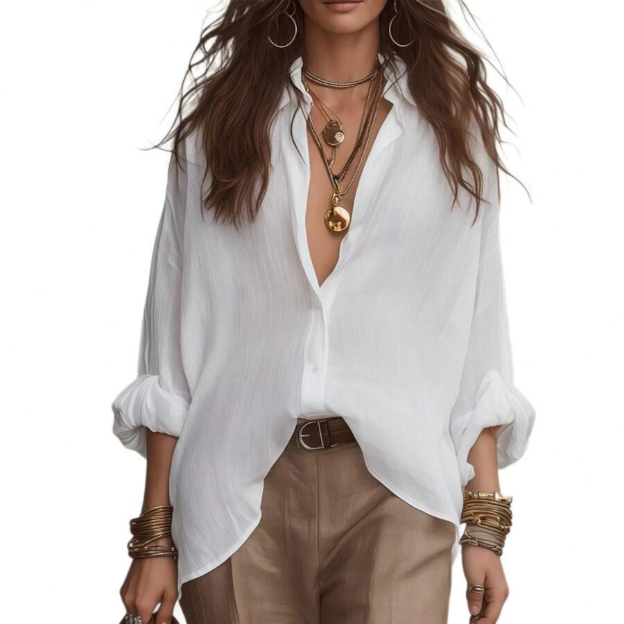 Celine | Off-Shoulder Blouse and Wide-Leg Pants Set