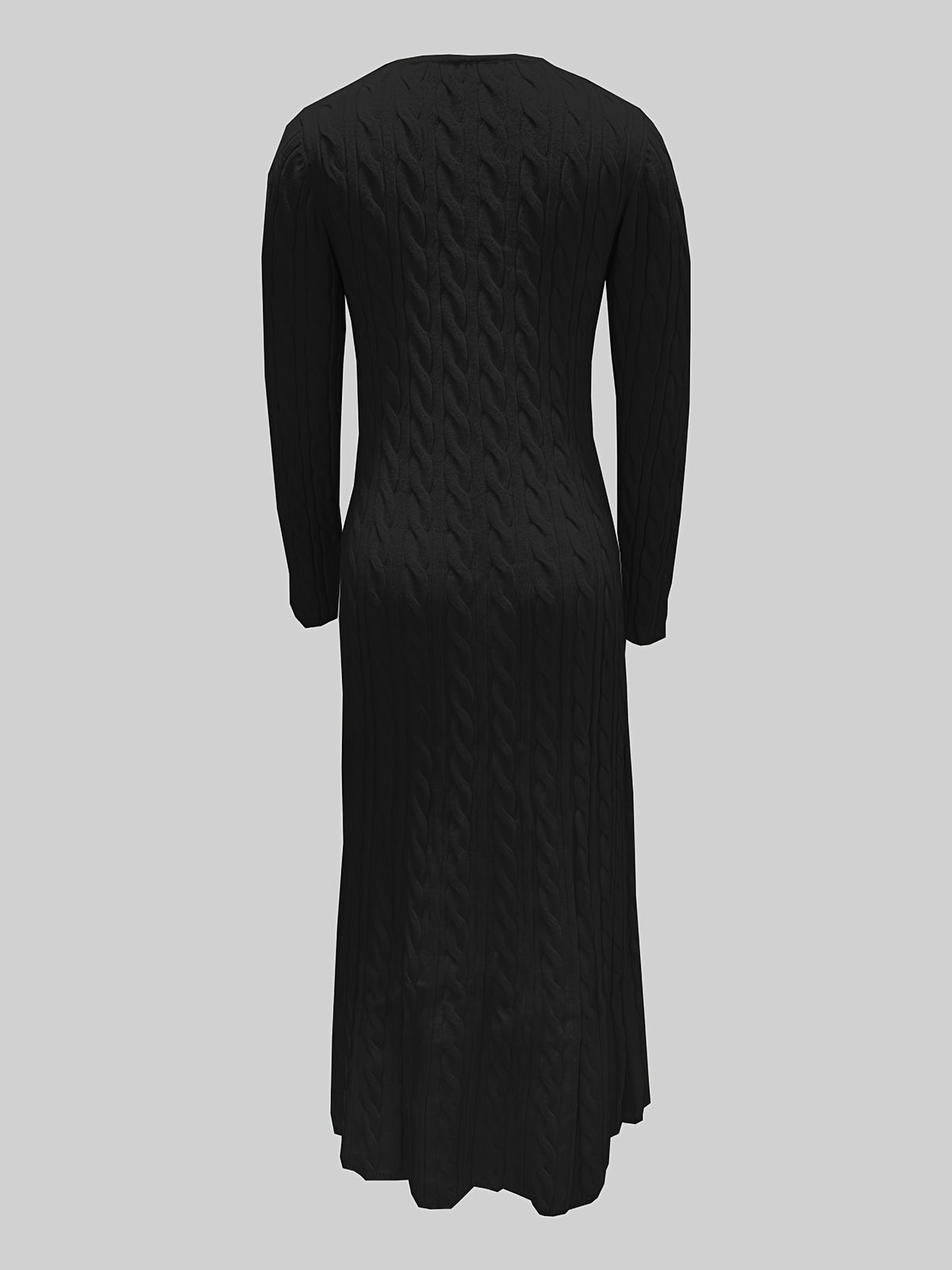 Rosalind | Long Knit Sweater Dress - view 10