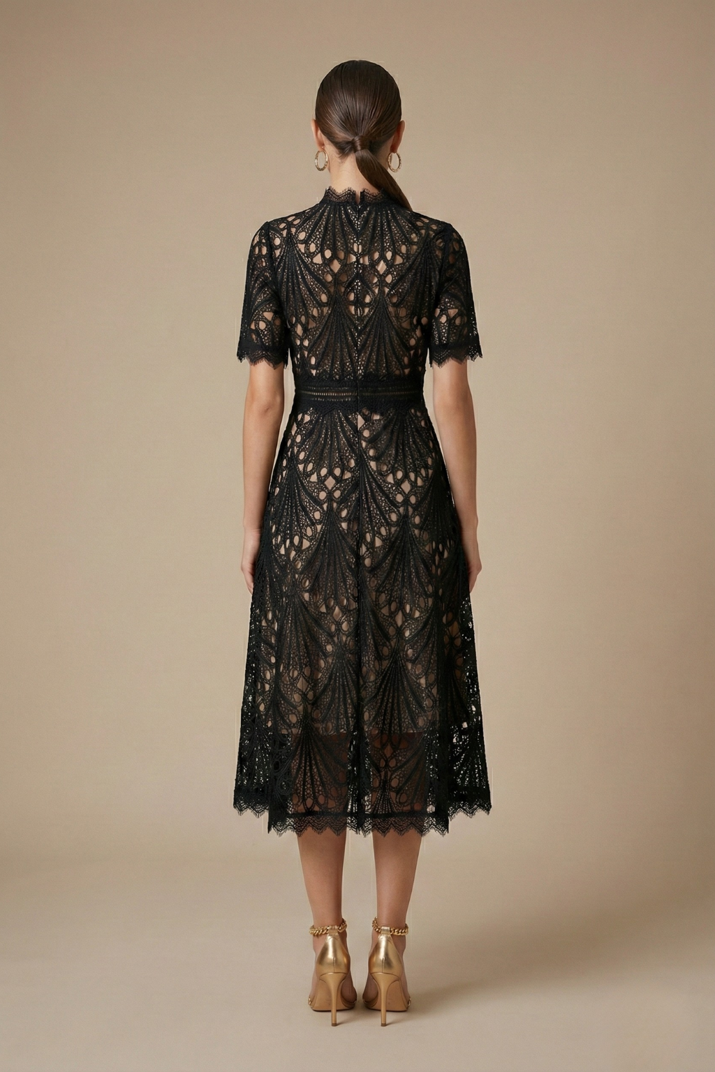 Carmen Women's Lace Midi Dress