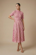 Carmen Women's Lace Midi Dress