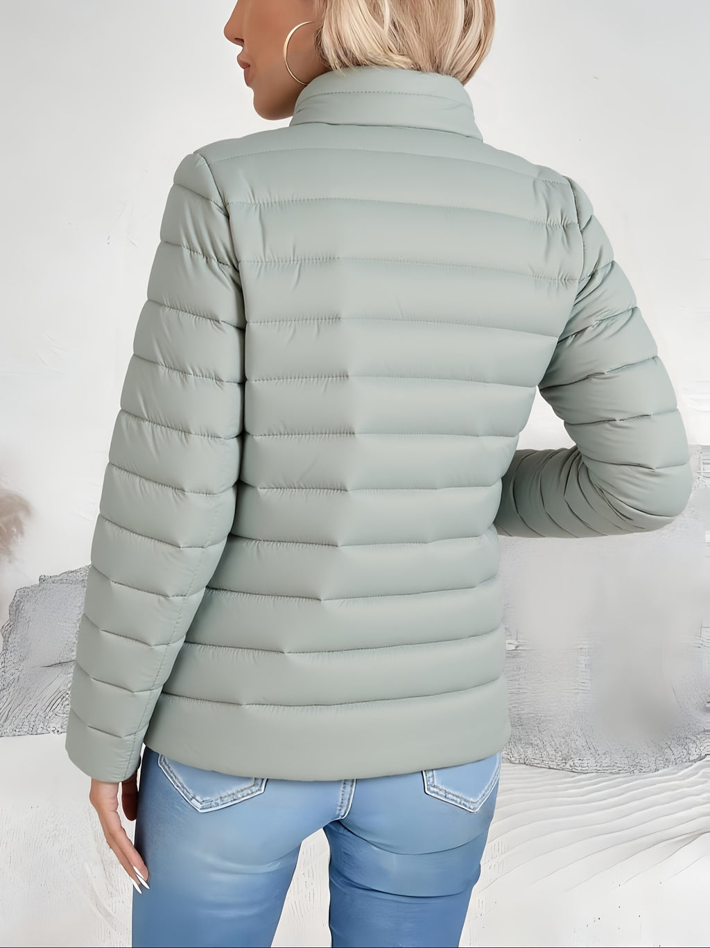 Ursula | Lightweight Quilted Zip Jacket - view 10