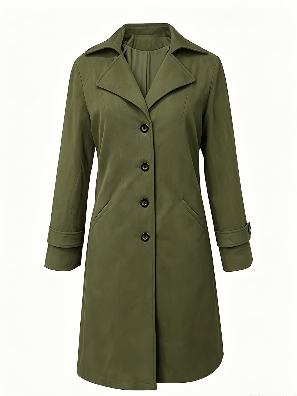 Adeline | Classic Lapel Single Breasted Coat - view 5