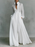 Maren Women's Patchwork Linen Maxi Dress
