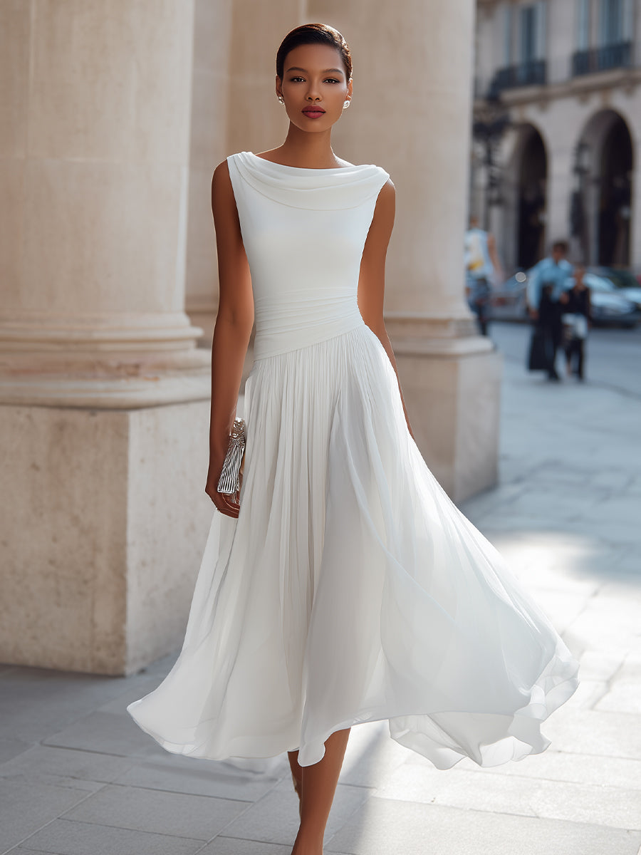 Margot Women's Pleated Midi Dress