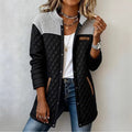 Orla | Raglan Sleeve Quilted Button Coat - view 4