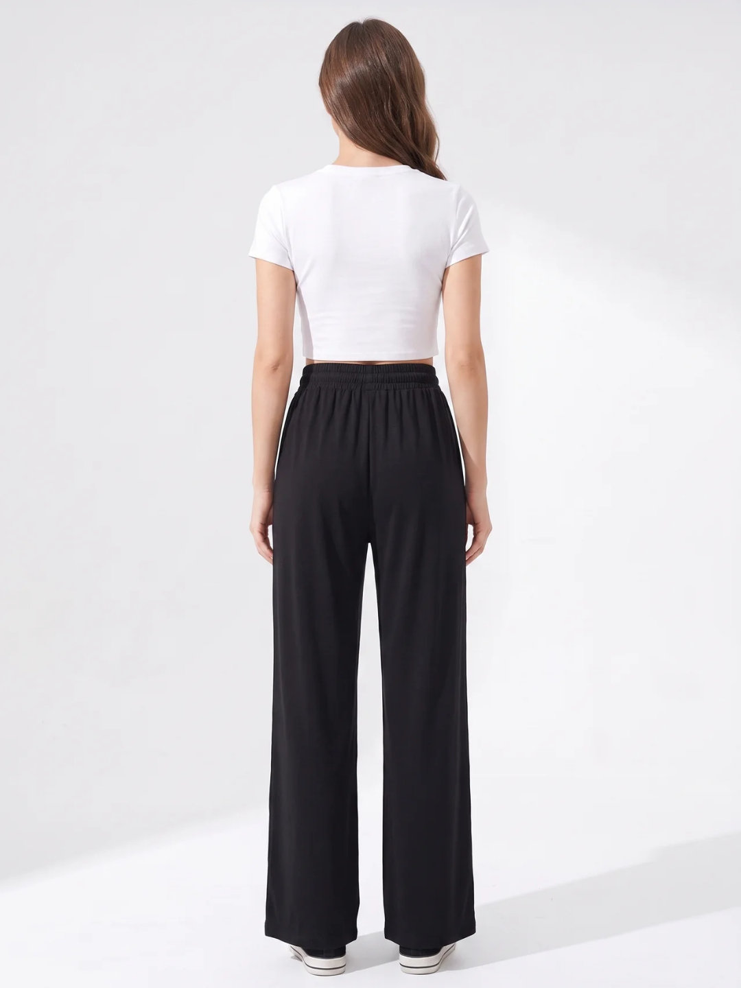 Paloma | Drawstring High Waist Wide-Leg Trousers