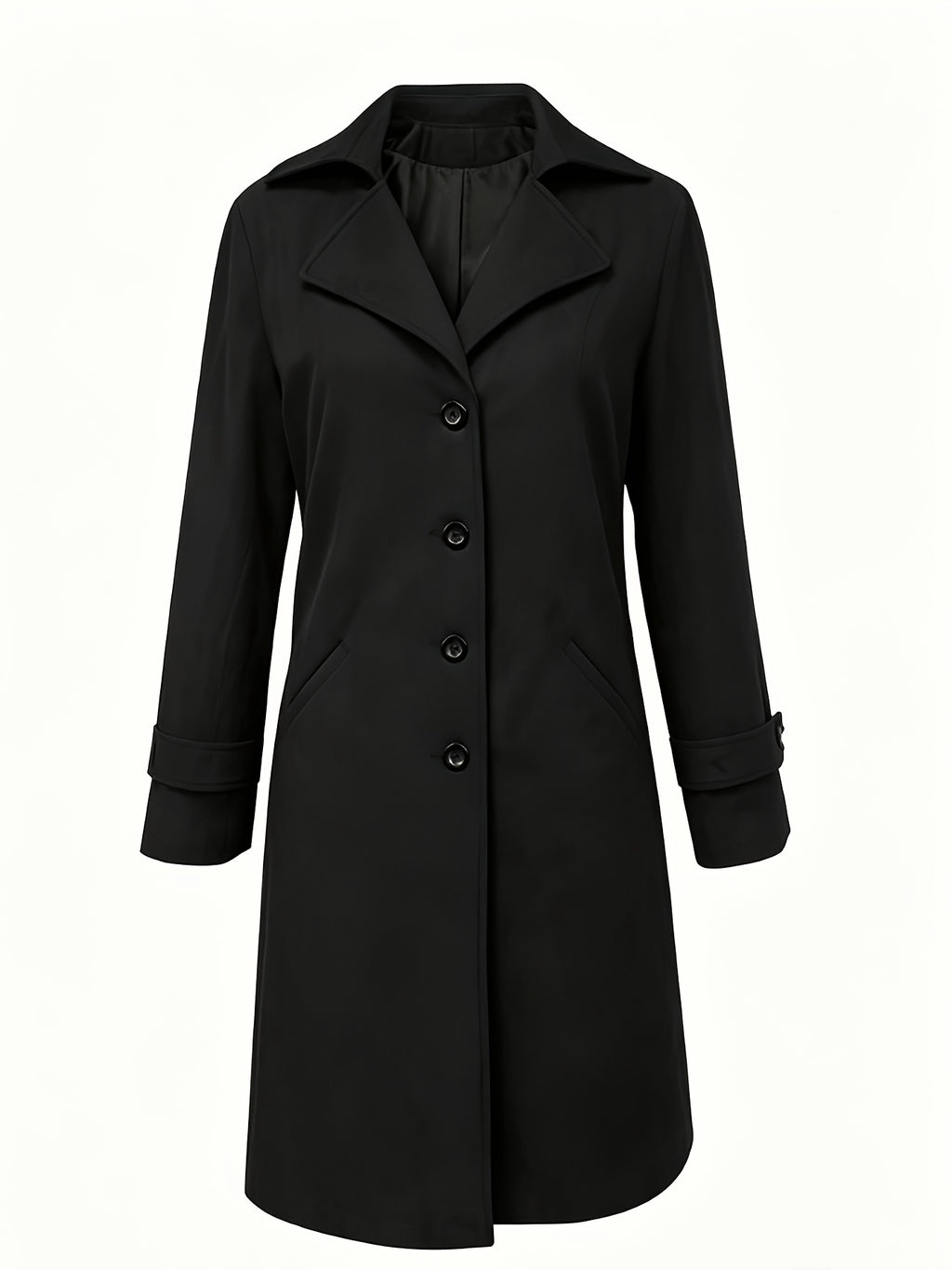 Adeline | Classic Lapel Single Breasted Coat - view 2