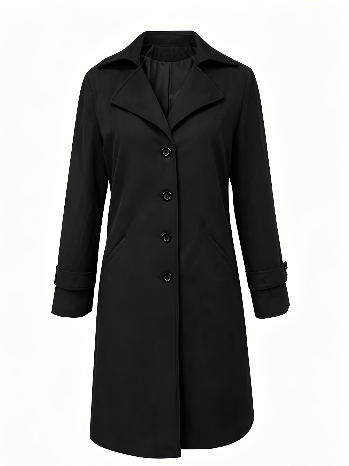 Adeline | Classic Lapel Single Breasted Coat - view 2