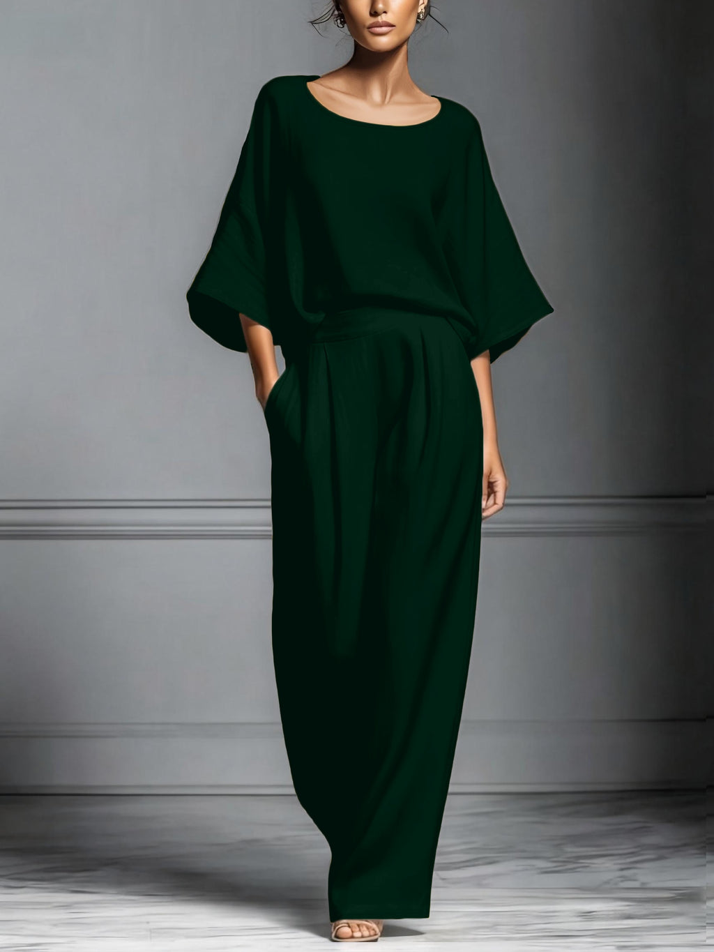 Gemma | Knit Pullover and Wide-Leg Pants Set