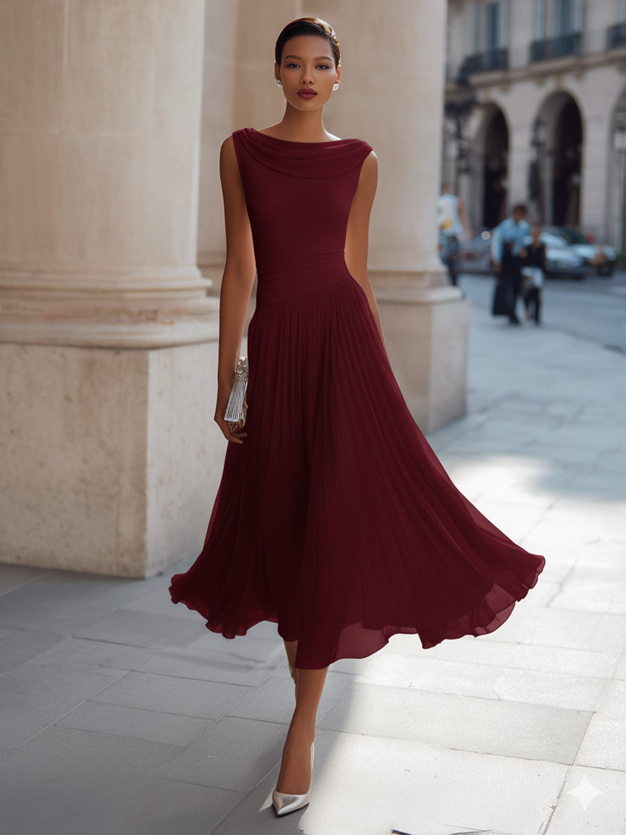 Margot Women's Pleated Midi Dress