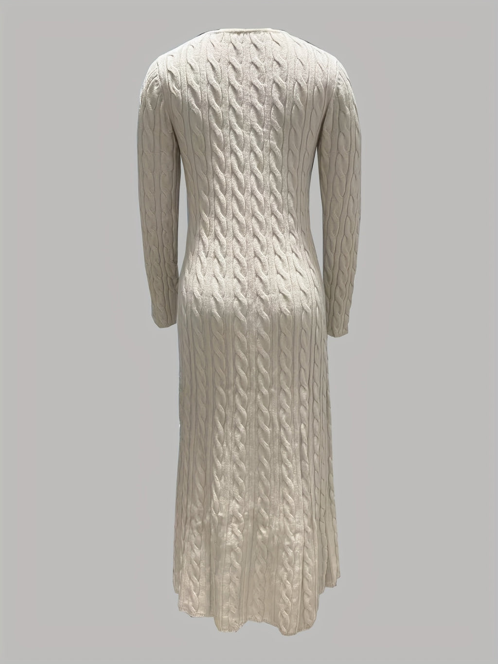 Rosalind | Long Knit Sweater Dress - view 9