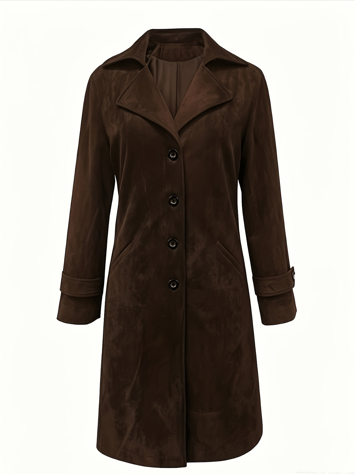 Adeline | Classic Lapel Single Breasted Coat - view 6