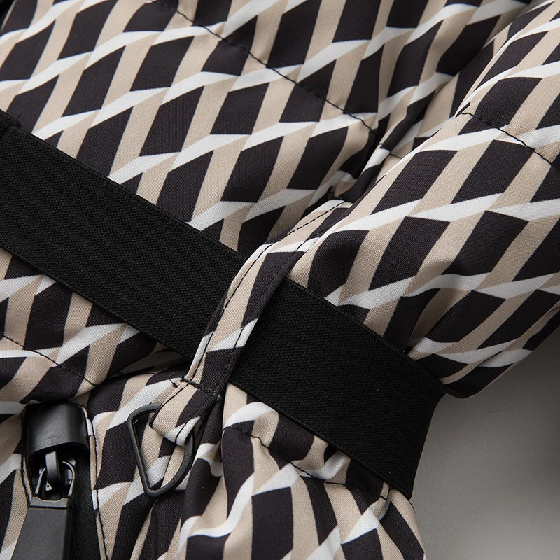 Petra | Belted Hooded Padded Parka - view 6