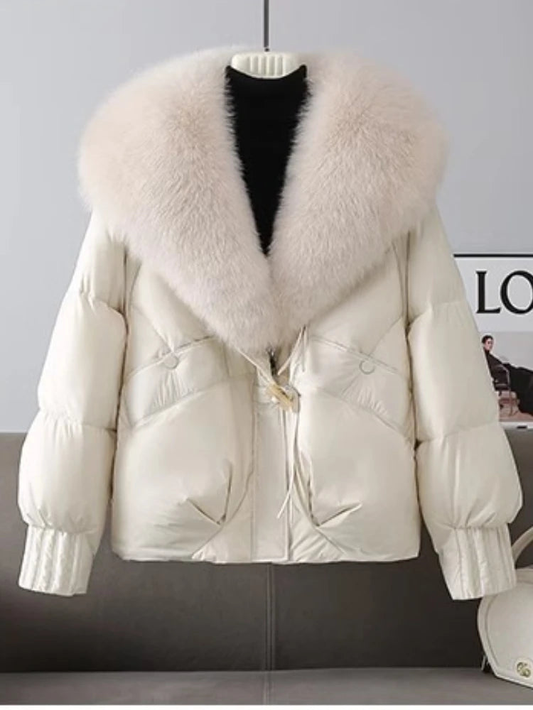 Signe | Removable Collar Padded Parka - view 7