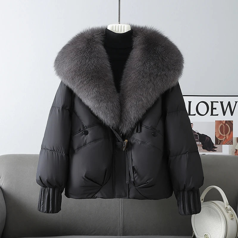 Signe | Removable Collar Padded Parka - view 3