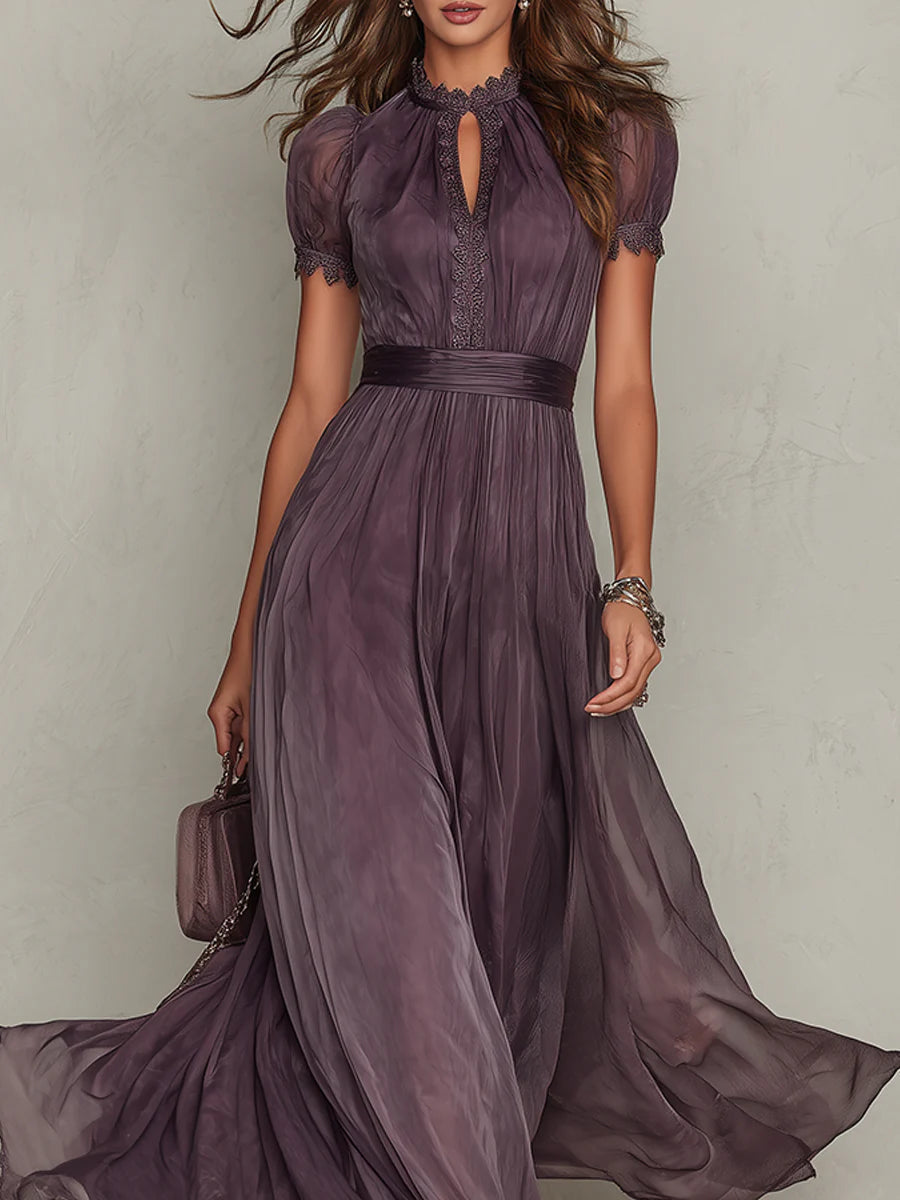 Lillian Women's Flowing Chiffon Maxi Dress