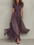 Lillian Women's Flowing Chiffon Maxi Dress