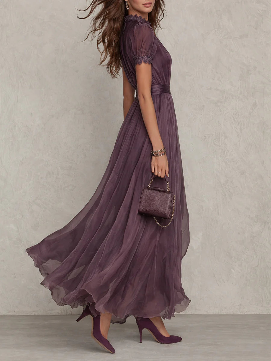 Lillian Women's Flowing Chiffon Maxi Dress