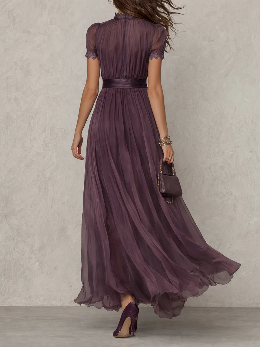 Lillian Women's Flowing Chiffon Maxi Dress