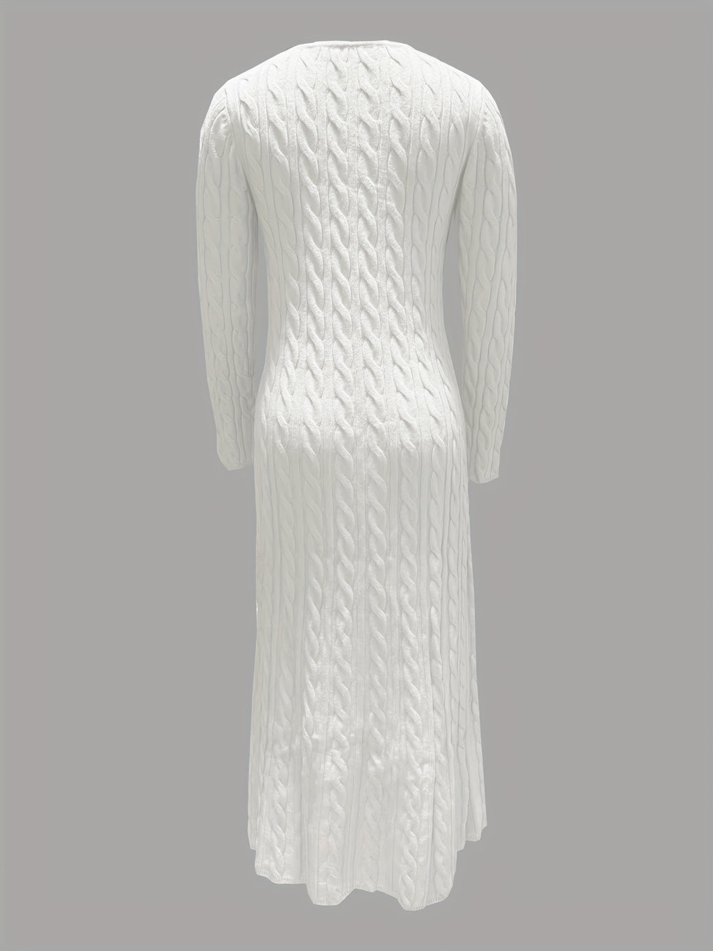 Rosalind | Long Knit Sweater Dress - view 8
