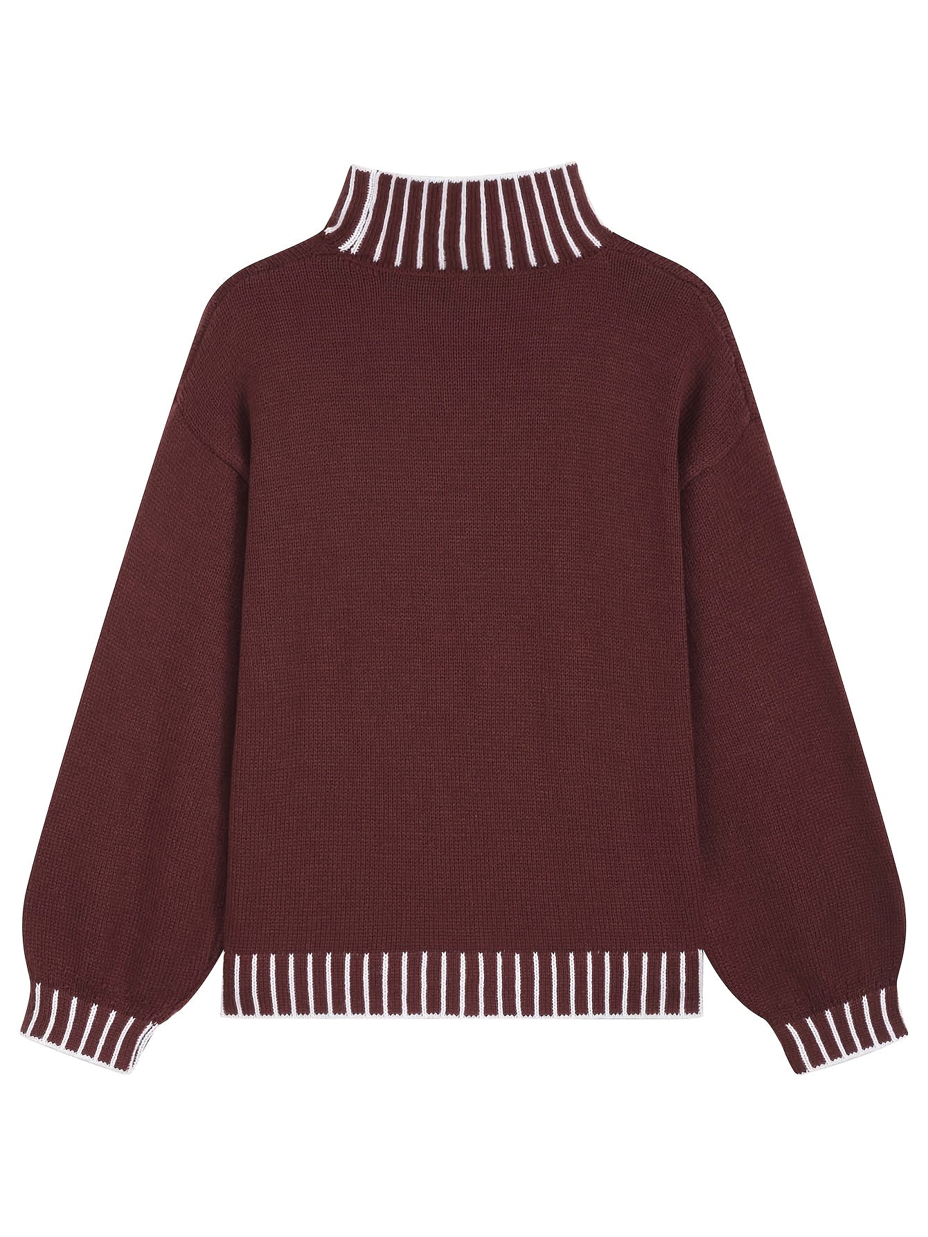 Mireille | Half Turtleneck Drop Shoulder Sweater - view 4
