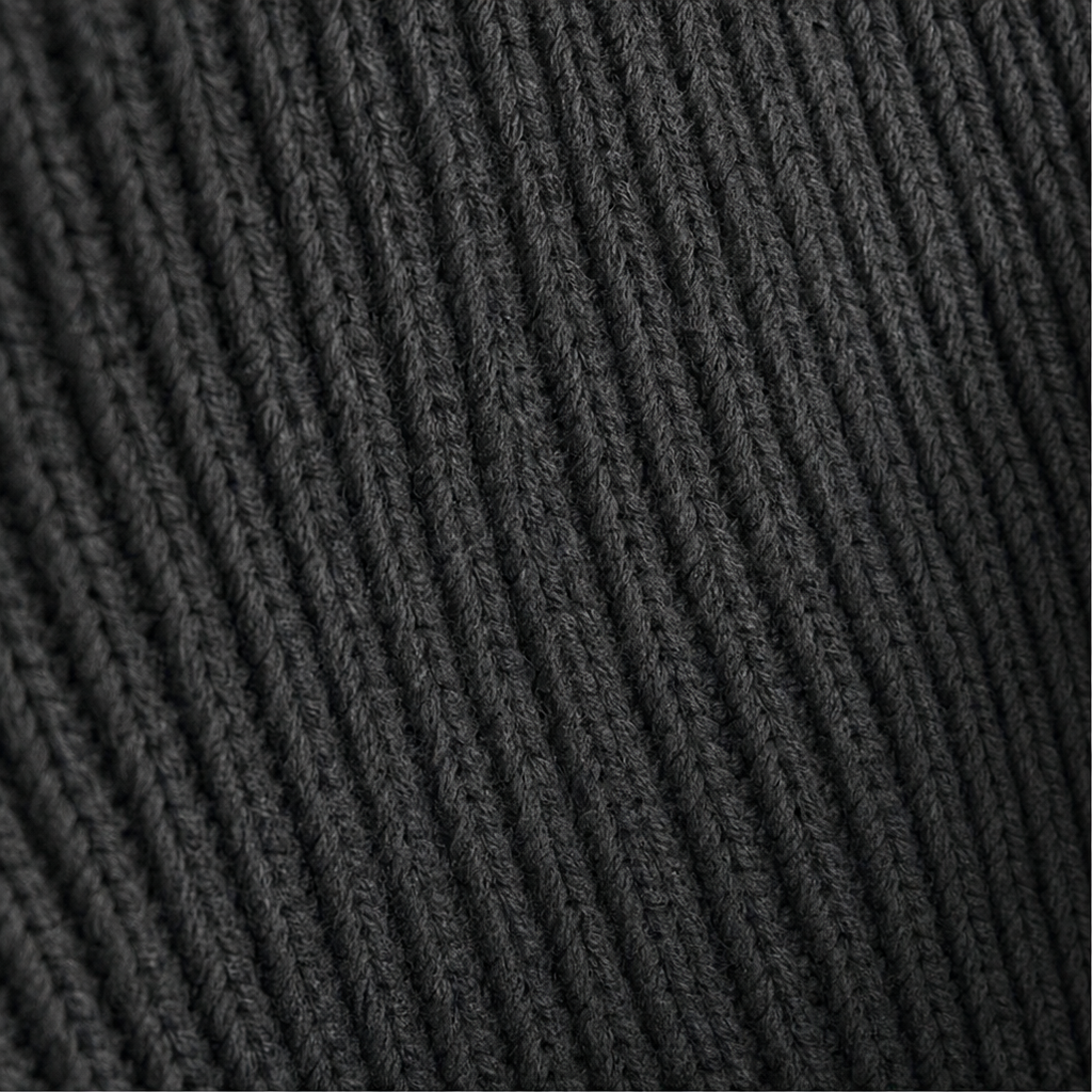 Ribbed turtleneck sweater dress with raglan sleeves in a relaxed mini length - view 7