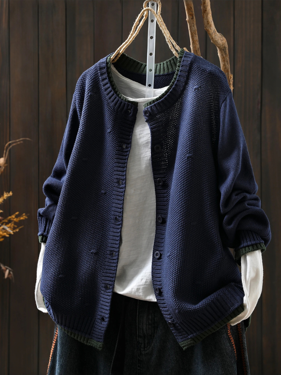 Aurelia Oversized Button-Front Cardigan - view 6