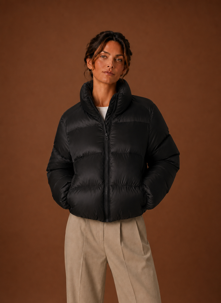 Dorothea | Streamlined Quilted Puffer Jacket - view 5