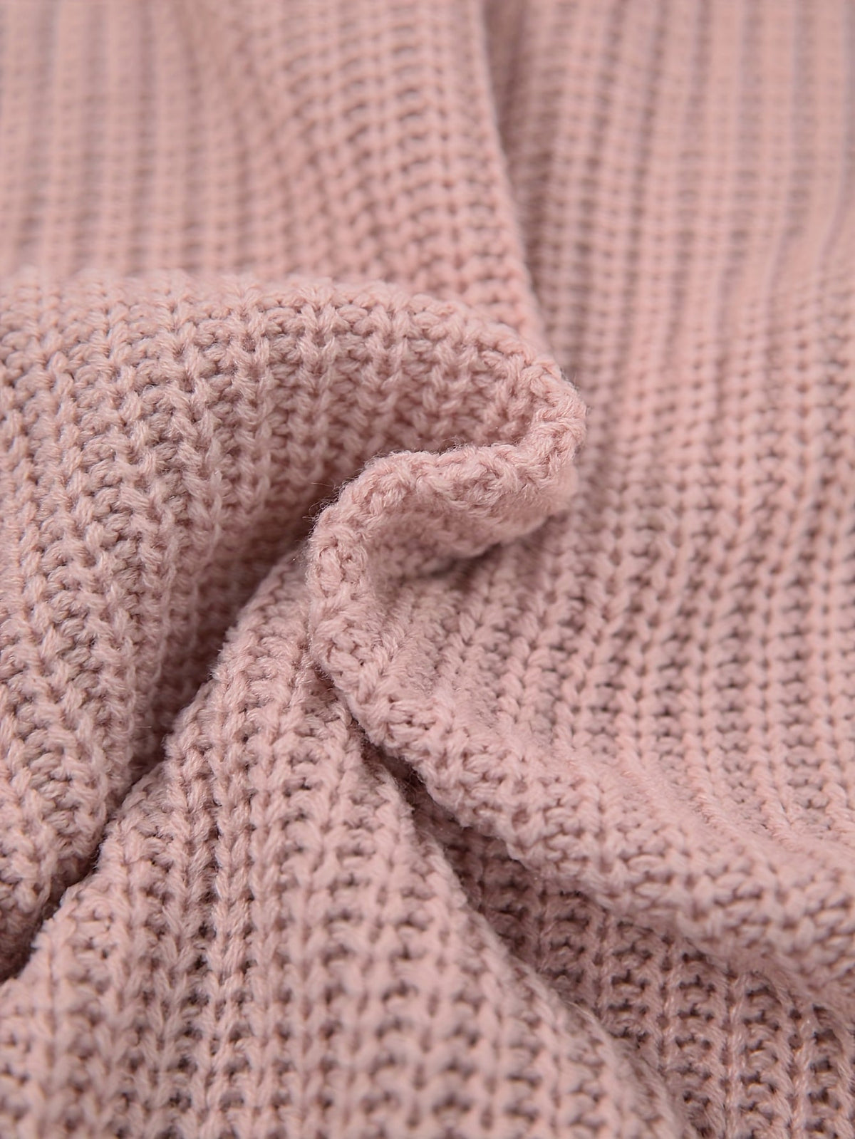 Ribbed knit turtleneck sweater dress with raglan long sleeves - view 11