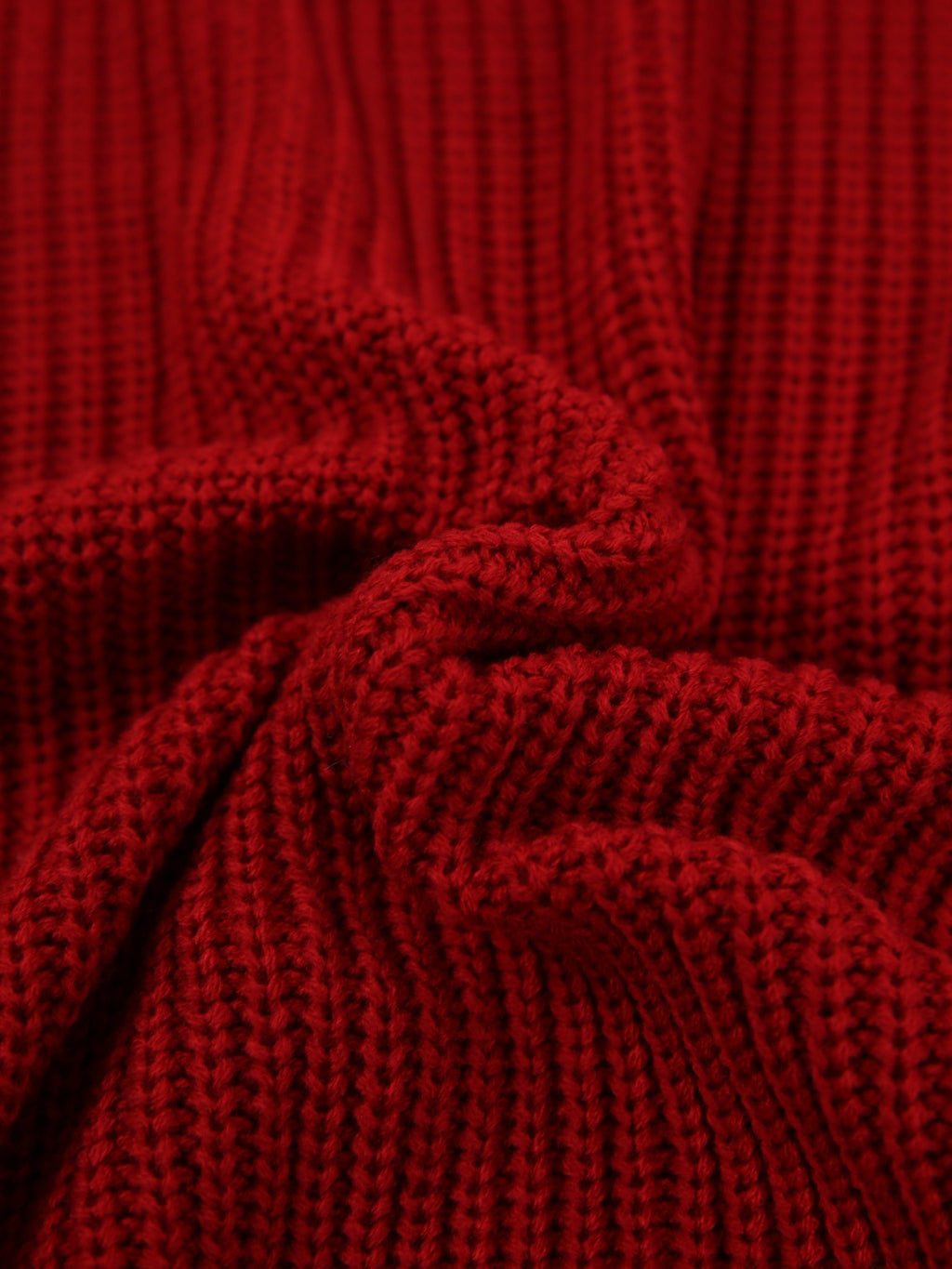 Ribbed knit turtleneck sweater dress with raglan long sleeves - view 16