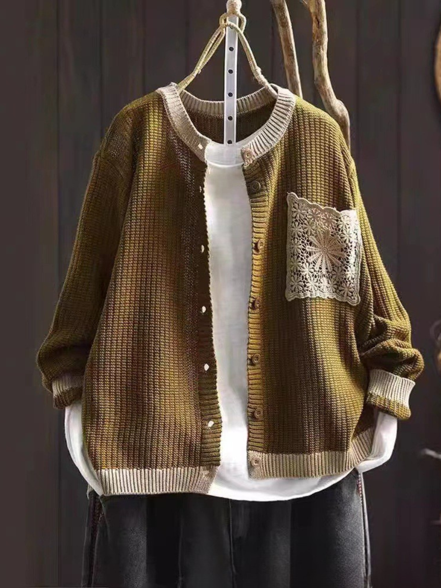 Brielle Lace Pocket Knit Cardigan - view 3
