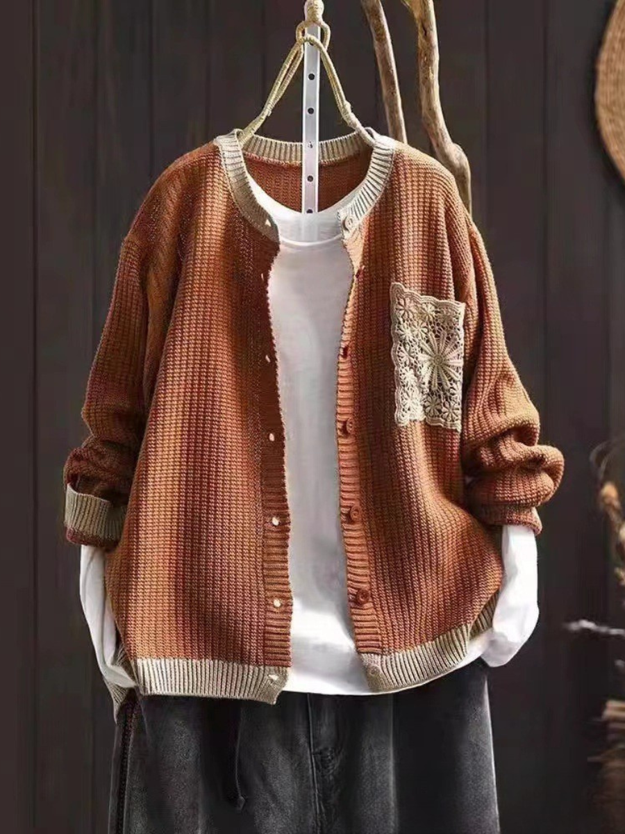 Brielle Lace Pocket Knit Cardigan - view 4