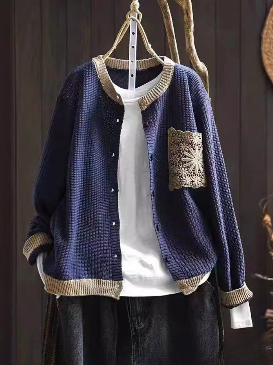 Brielle Lace Pocket Knit Cardigan - view 5