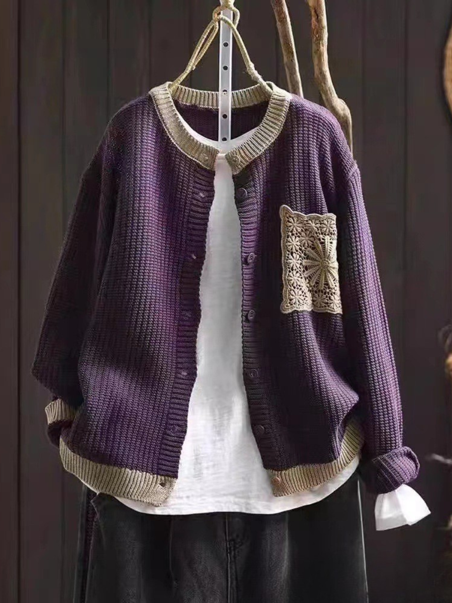 Brielle Lace Pocket Knit Cardigan - view 8