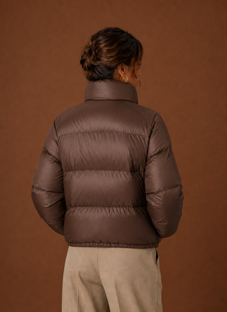 Dorothea | Streamlined Quilted Puffer Jacket - view 3
