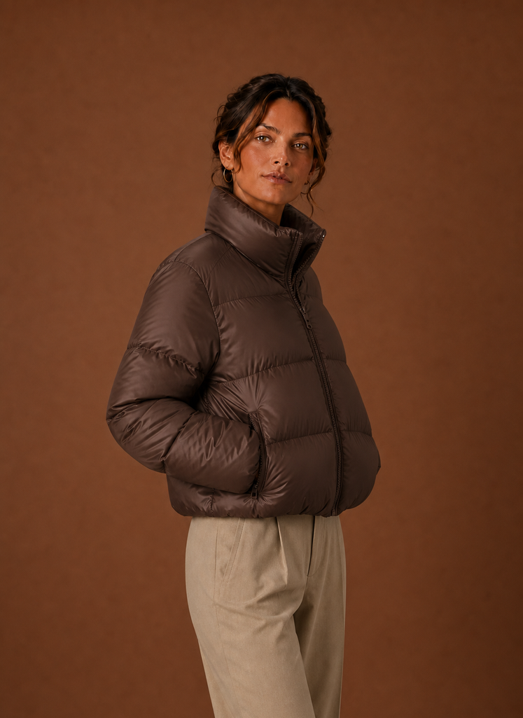 Dorothea | Streamlined Quilted Puffer Jacket - view 2