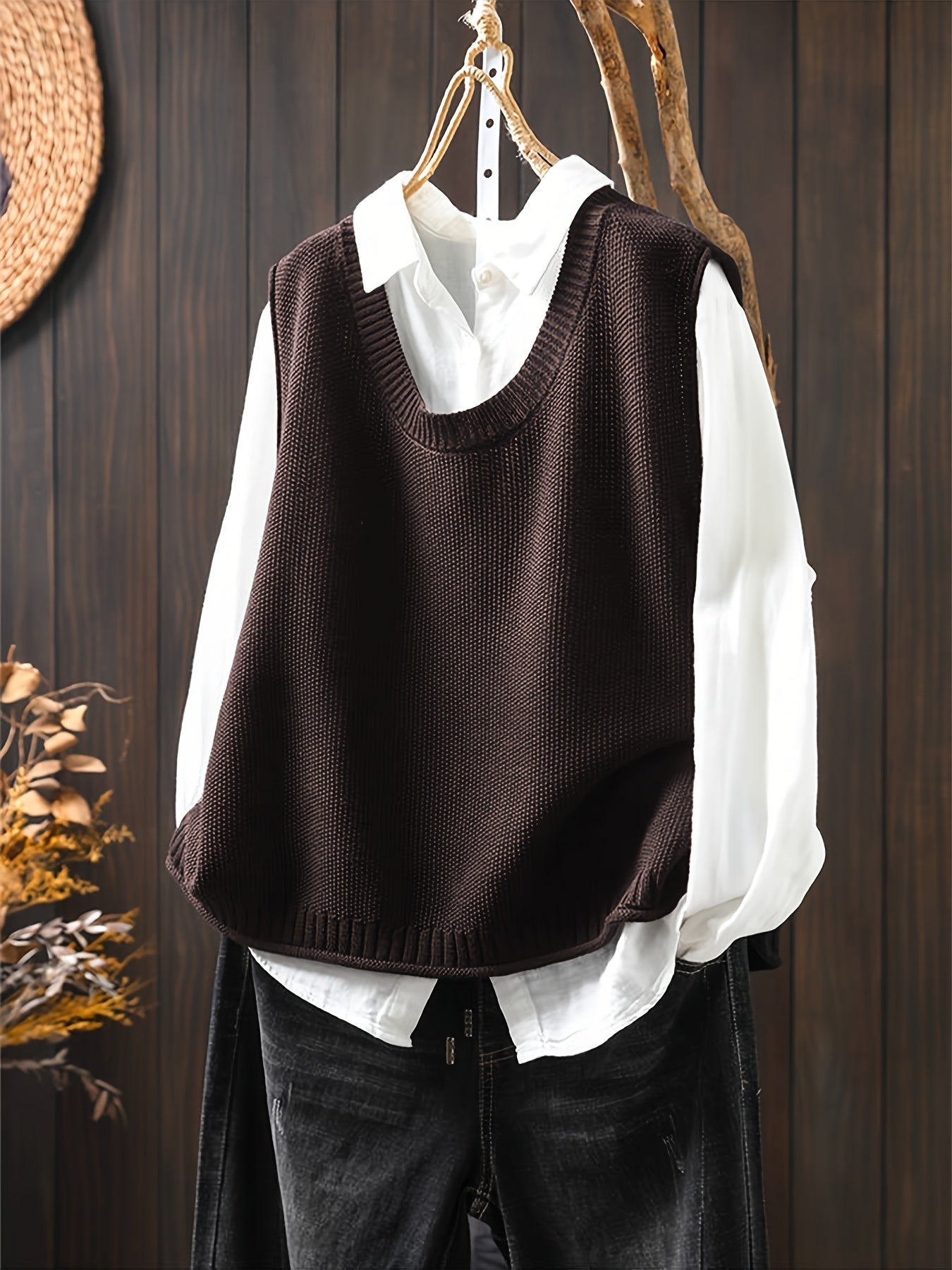 Colette Knit Vest and Shirt Set - view 3
