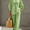Rowan | Button Collar Two-Piece Set