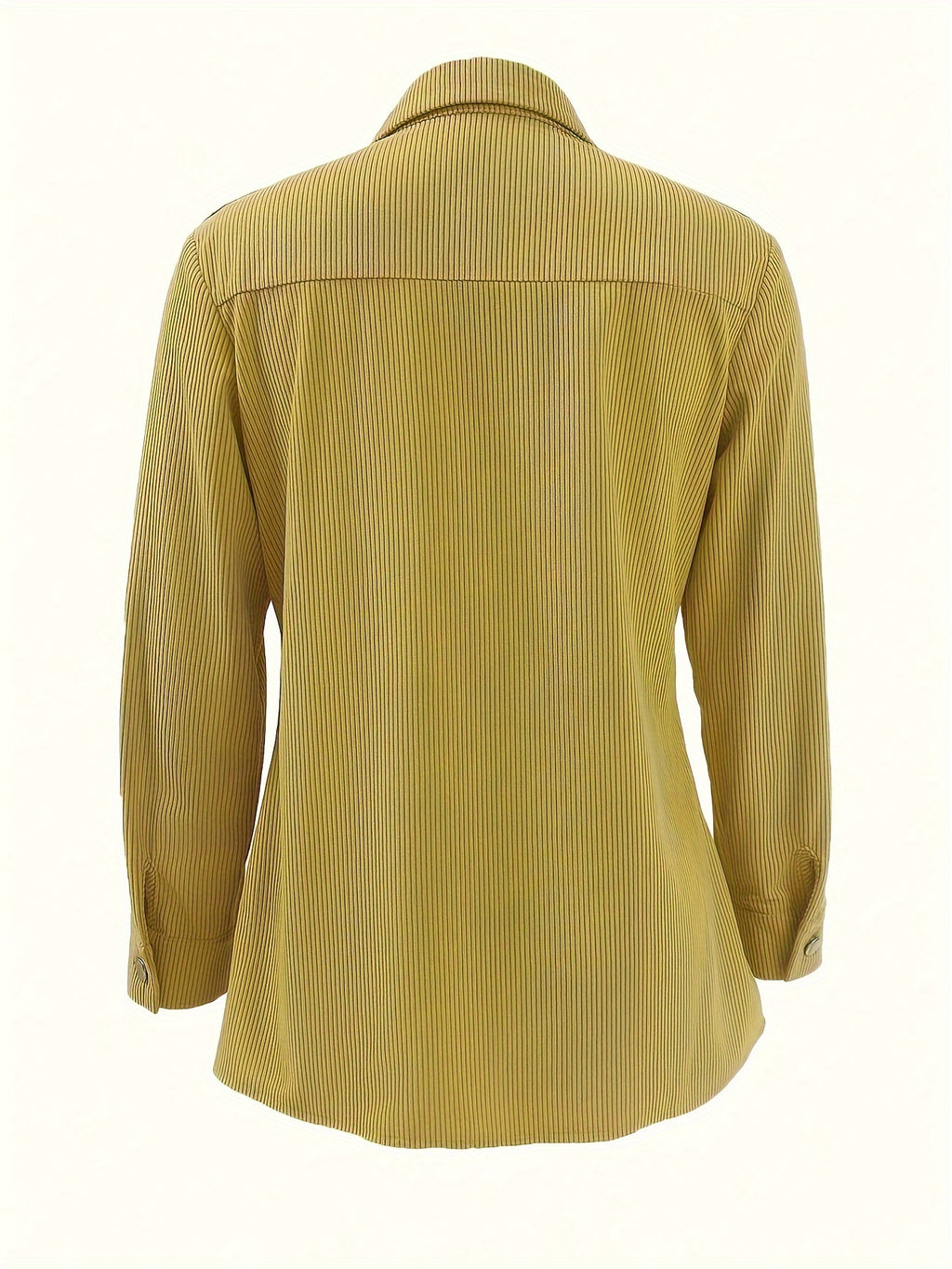Saskia | Corduroy Lapel Pocket Shirt Jacket - view 3