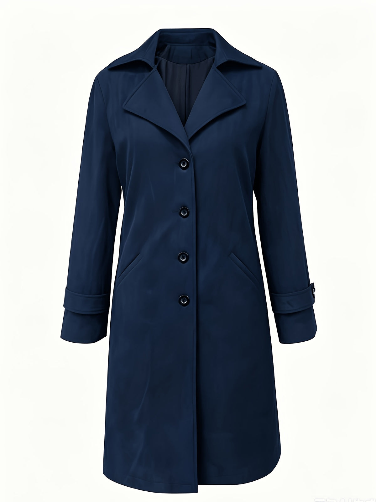 Adeline | Classic Lapel Single Breasted Coat - view 3