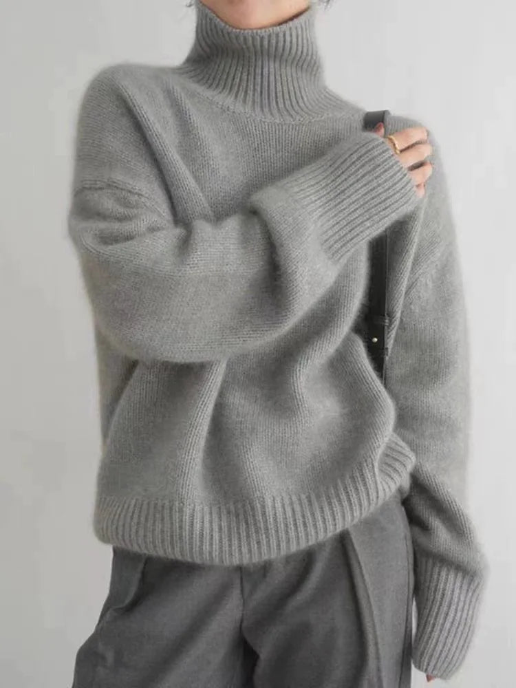 Georgia Oversized Turtleneck Sweater - view 3