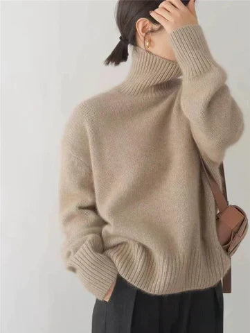 Georgia Oversized Turtleneck Sweater - view 5