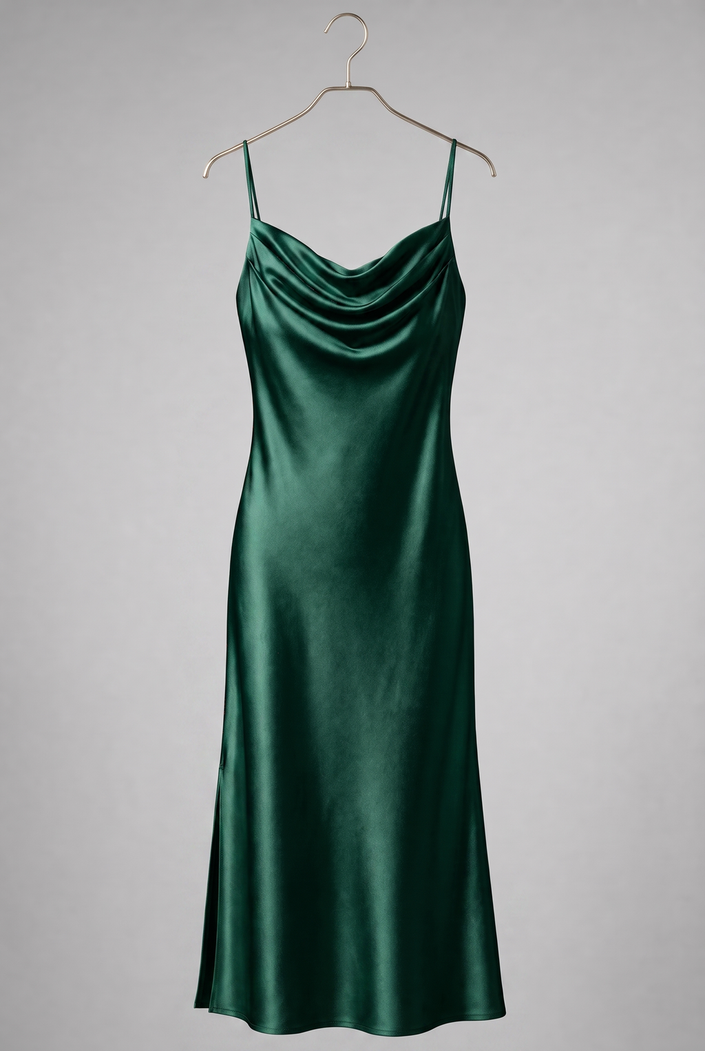 Harper — Satin Slip Midi Dress
