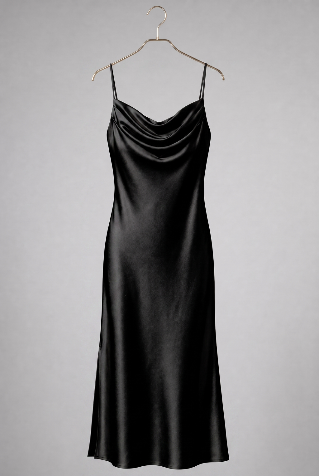 Harper — Satin Slip Midi Dress