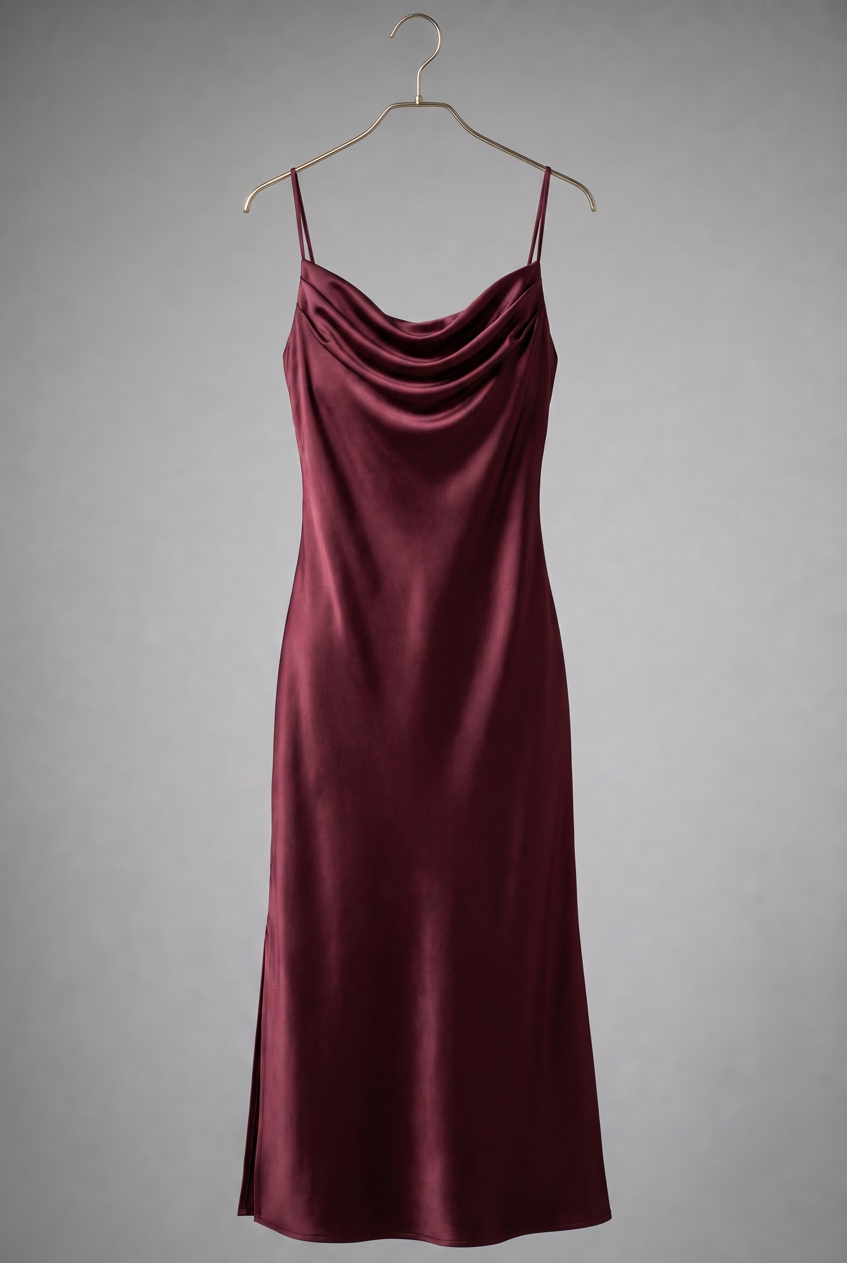Harper — Satin Slip Midi Dress