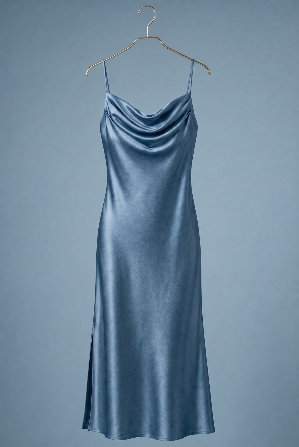 Harper — Satin Slip Midi Dress