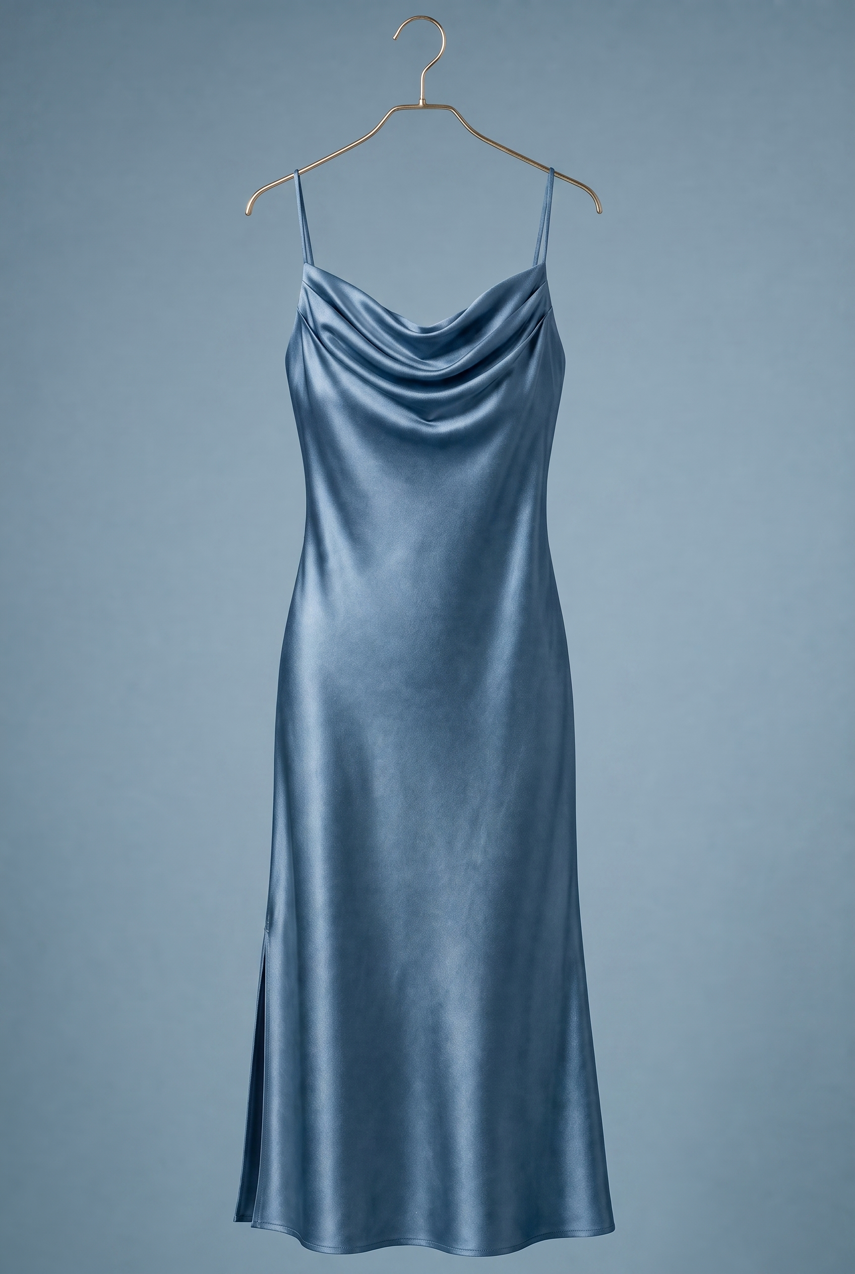 Harper — Satin Slip Midi Dress