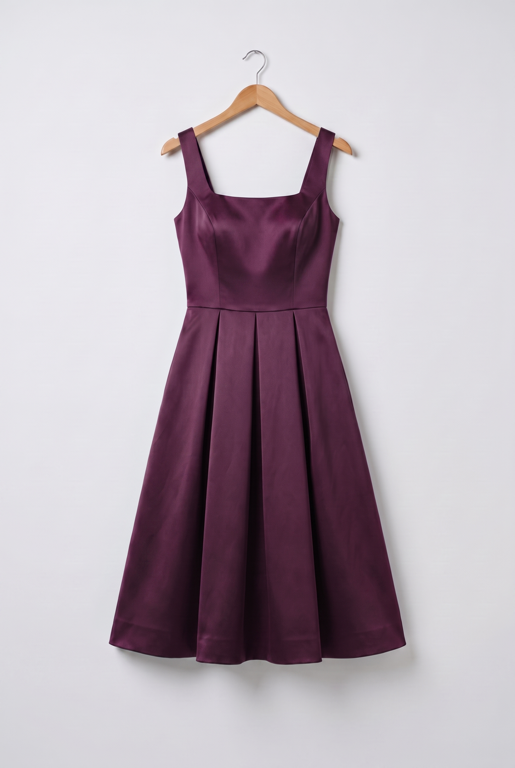 Sloane — Satin A-Line Cocktail Dress